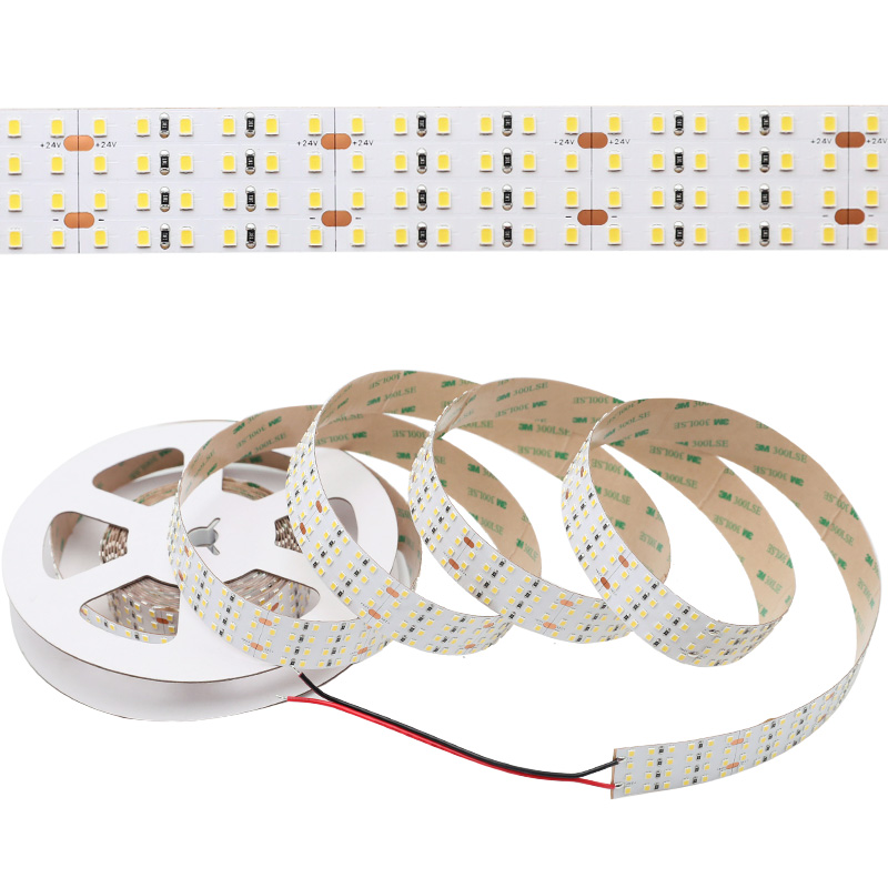 24V 2835 480 LEDs Per Meter Bright Quad Row LED Light Strip 5m 24V 2835 480 LEDs Per Meter Bright Quad Row LED Light Strip 5m